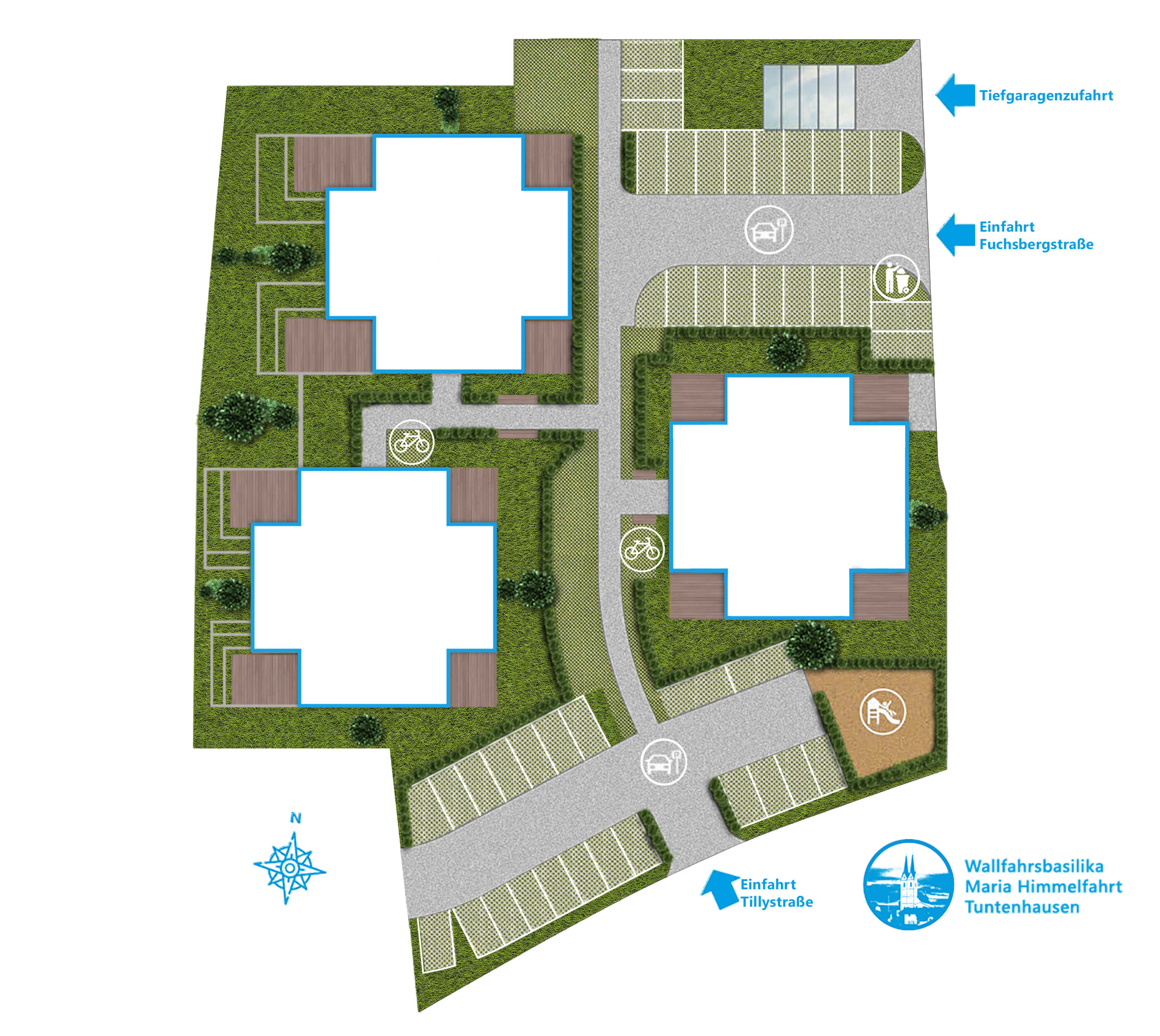 Lageplan Wohnen & Pflege